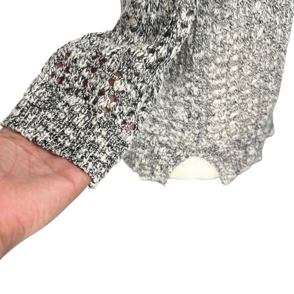 Theory Small Gray Cable Knit Pullover Sweater Wom… - image 6